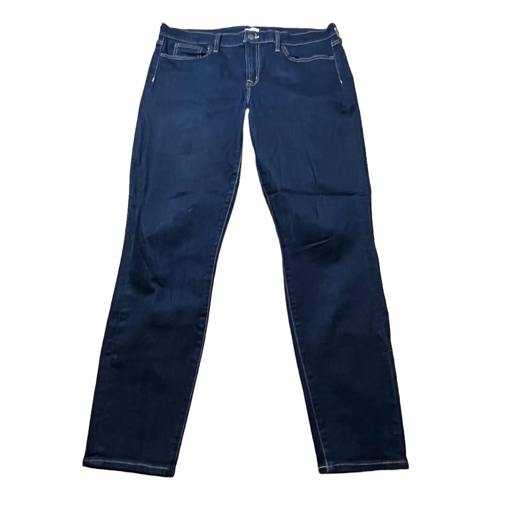 J. Crew Jeans Women’s 32/28 Blue Dark Wash Stretch Skinny